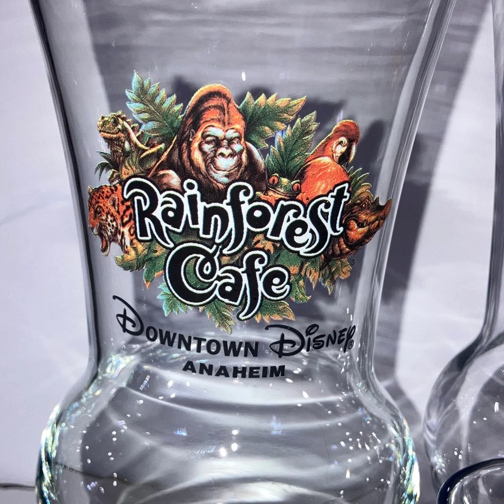 RAINFOREST CAFE Souvenir Glass‎ Set